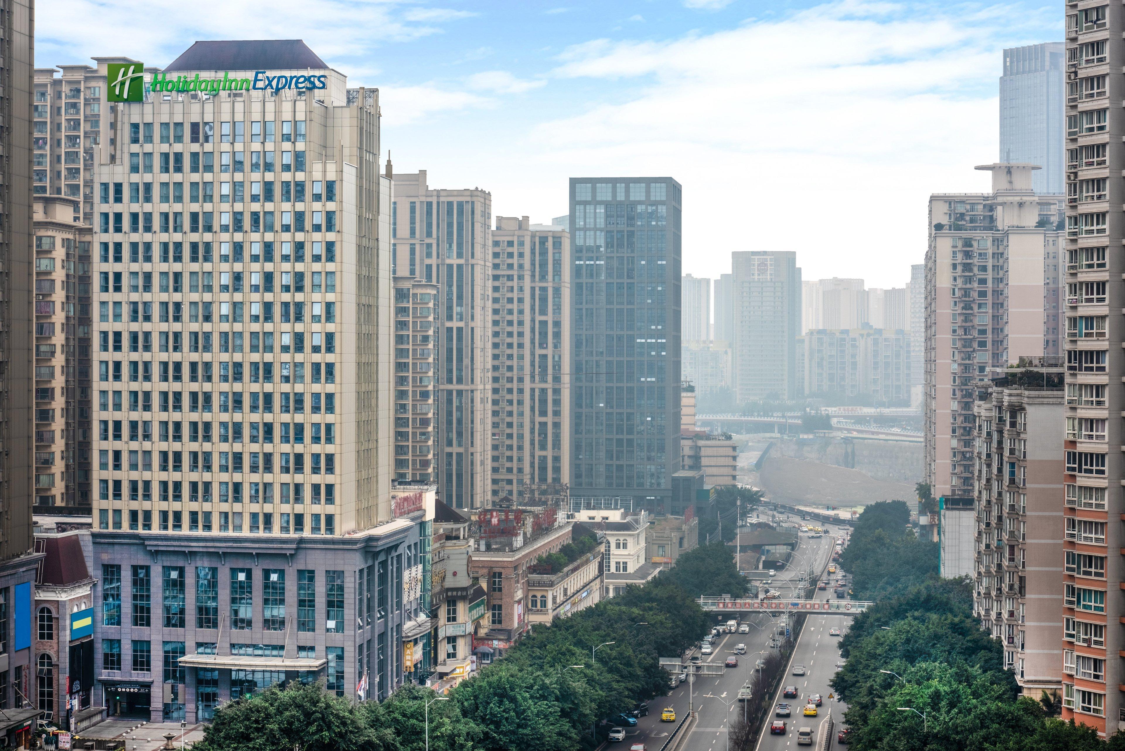 Holiday Inn Express Chongqing Guanyinqiao By Ihg Exterior foto